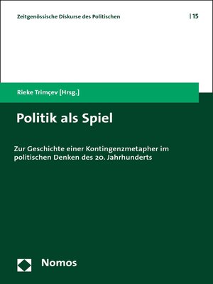 cover image of Politik als Spiel